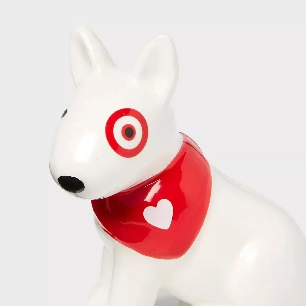 Target Bullseye Ceramic Dog Figurine Spritz 2025